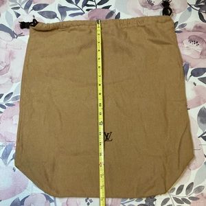 (Mgm4) Vintage Louis Vuitton dustbag with draw strings